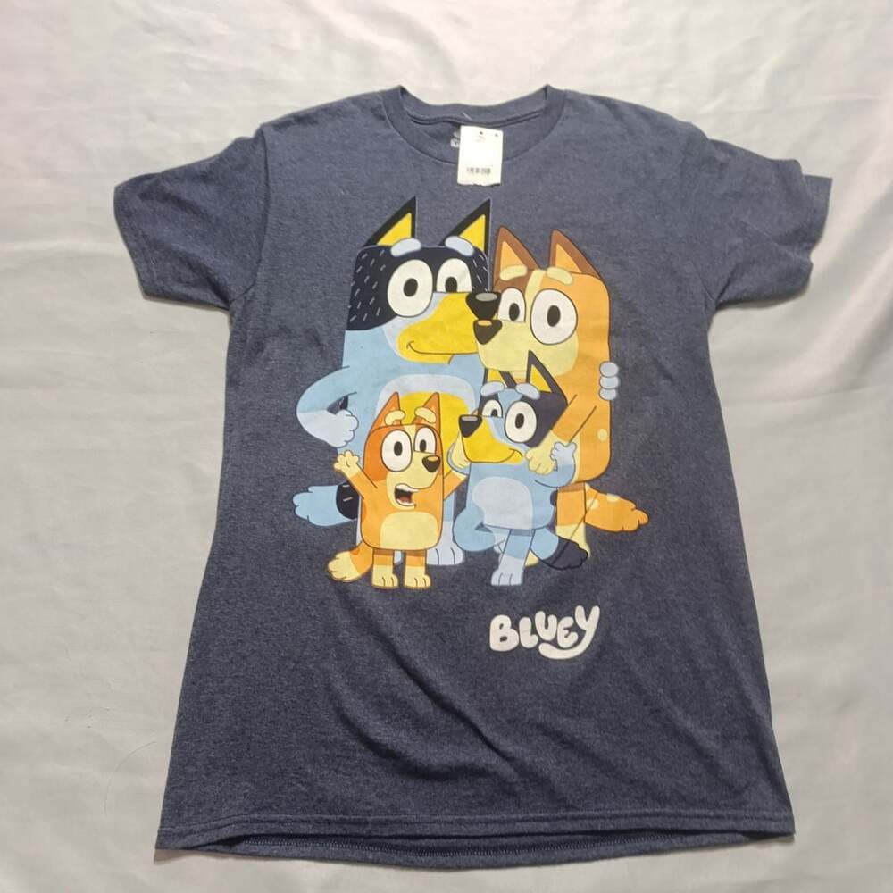 Bluey Graphic T-Shirt Heather Blue